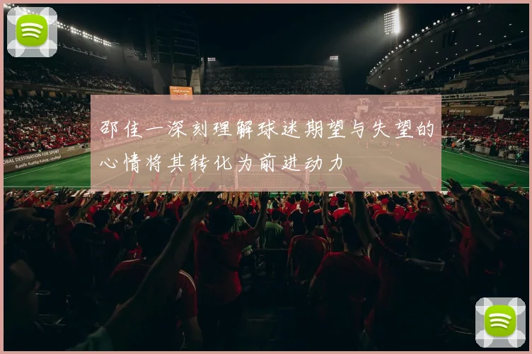 邵佳一深刻理解球迷期望与失望的心情将其转化为前进动力